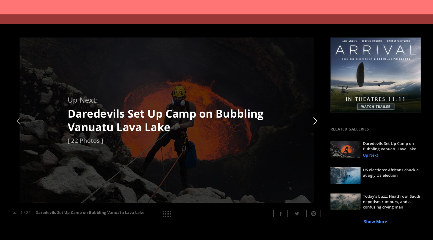 Immersive photo gallery: Vanuatu lava lake