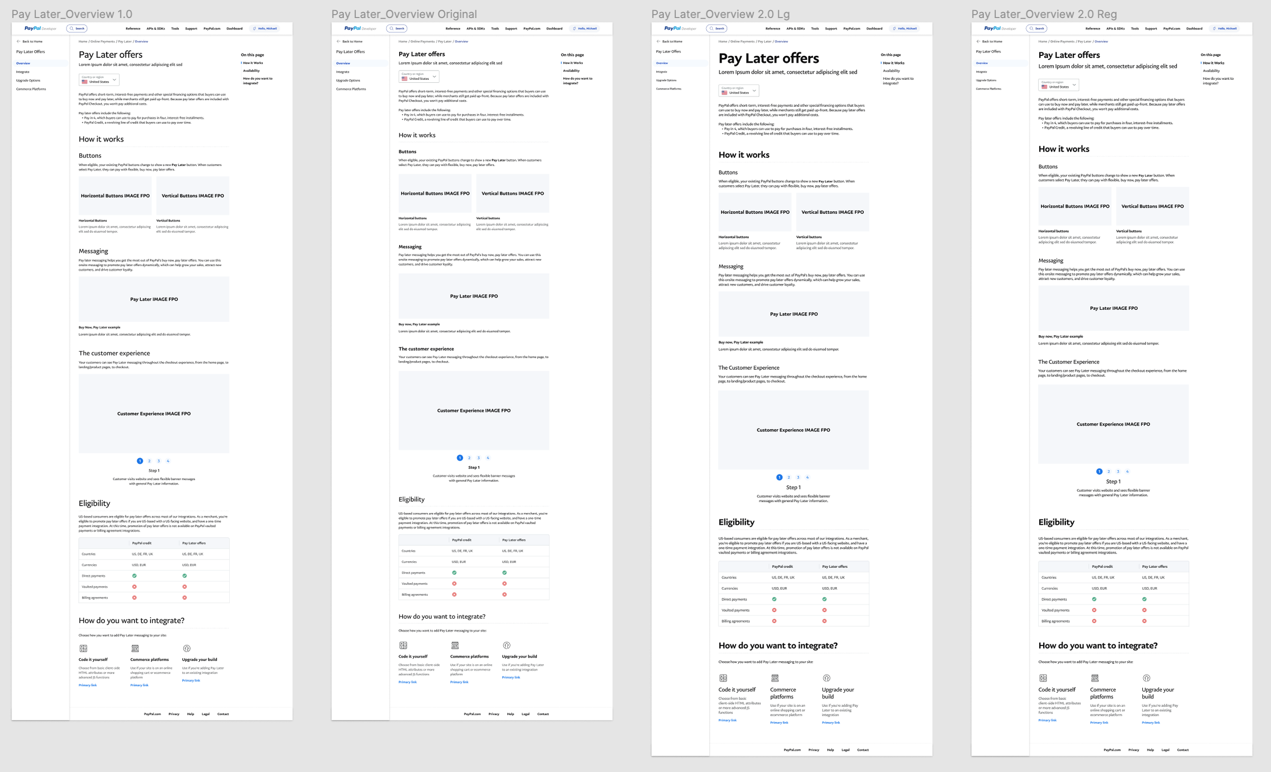 Type ramp and optimized layout — frame 1